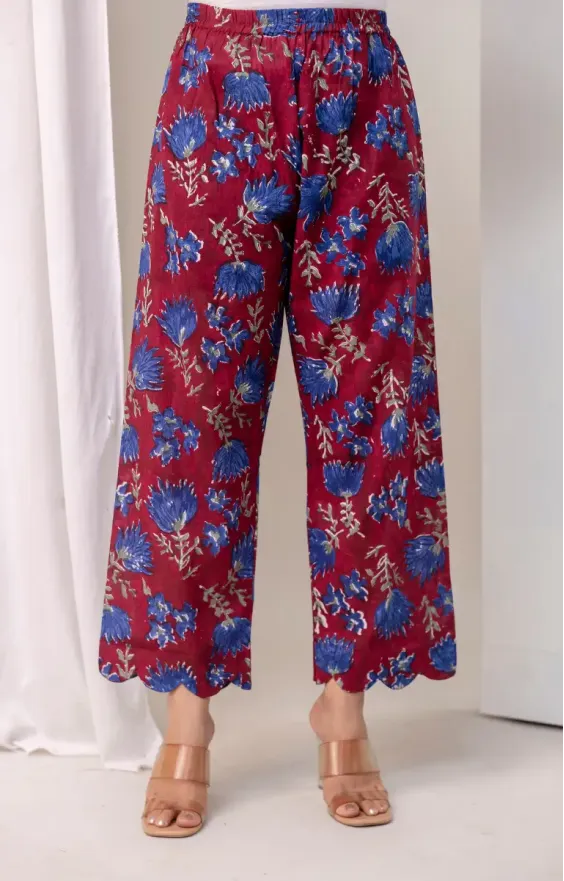 Cocacola Blue Piping A-line Suit